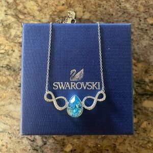 Swarovski blue crystal necklace